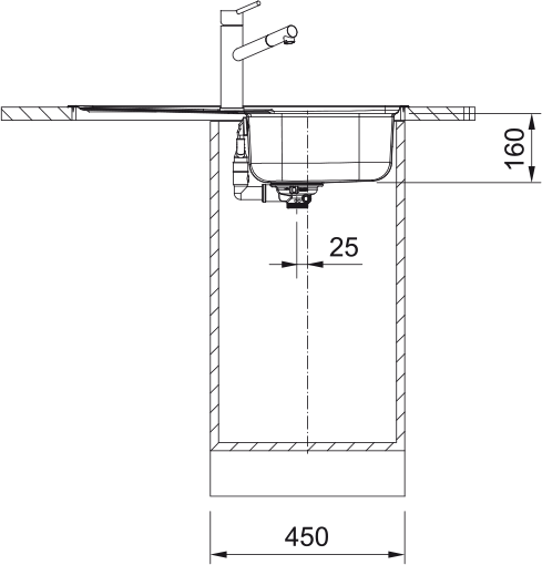 FRANKE Edelstahlspühle Spark